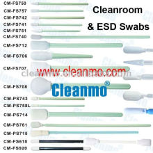 Anti-static Cleanroom Microfiber Head Swab ( Good Substitute for Texwipe Swab)